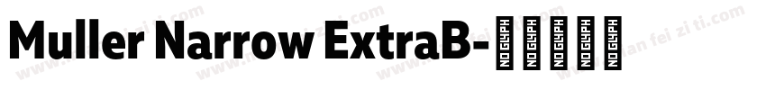 Muller Narrow ExtraB字体转换